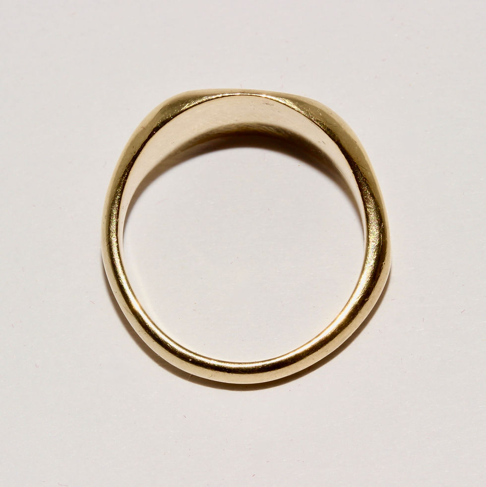 Thumbnail: Vintage Mid-Centrury Baby Kitten Signet Ring