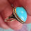 Thumbnail: Stunning Antique Turquoise Heart Rose Diamond Ring