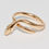 Thumbnail: Vintage Polish 14K Rose Gold Snake Ring