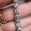 Thumbnail: Incredible Antique Edwardian platinum and diamond bracelet 
