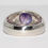 Thumbnail: Stunning Art Deco No Heat Ceylon Star Sapphire Platinum Heavy Man's Gypsy Ring