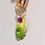 Thumbnail: Mid-Century English Enamel Thistle Charm Pendant Dangler