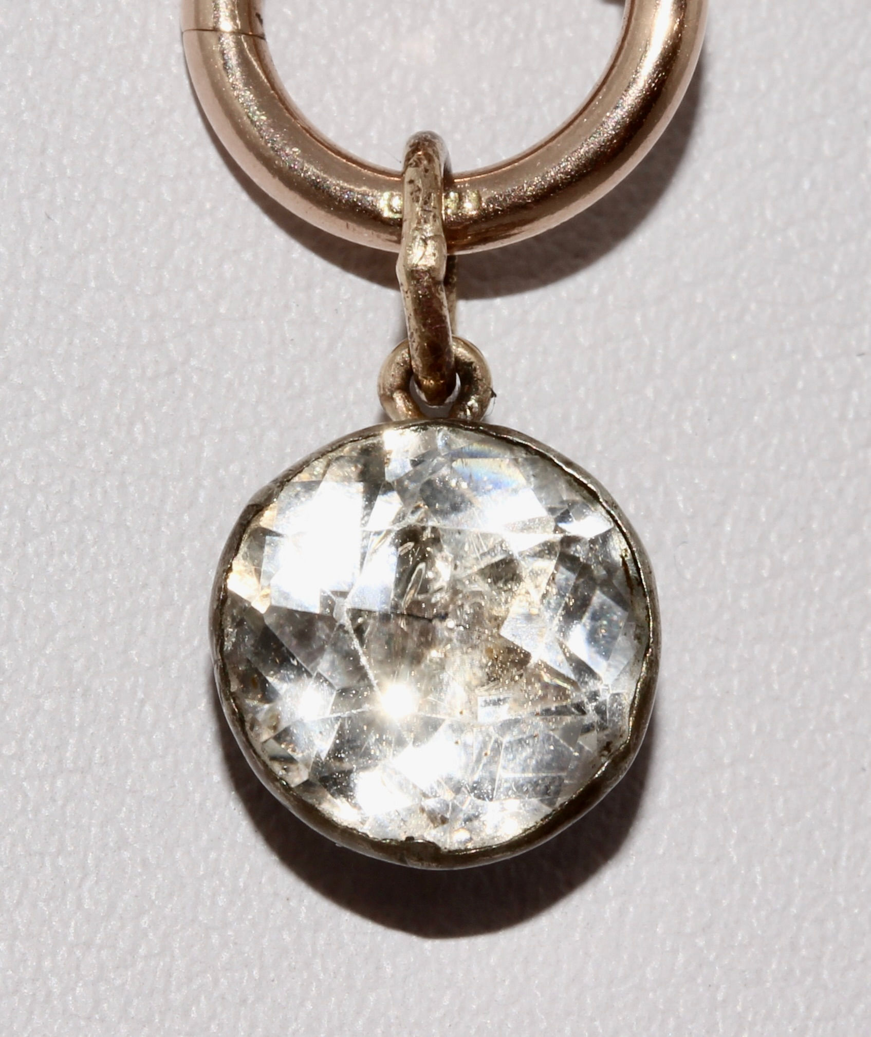 Antique Georgian Paste Pendant Charm Dangler