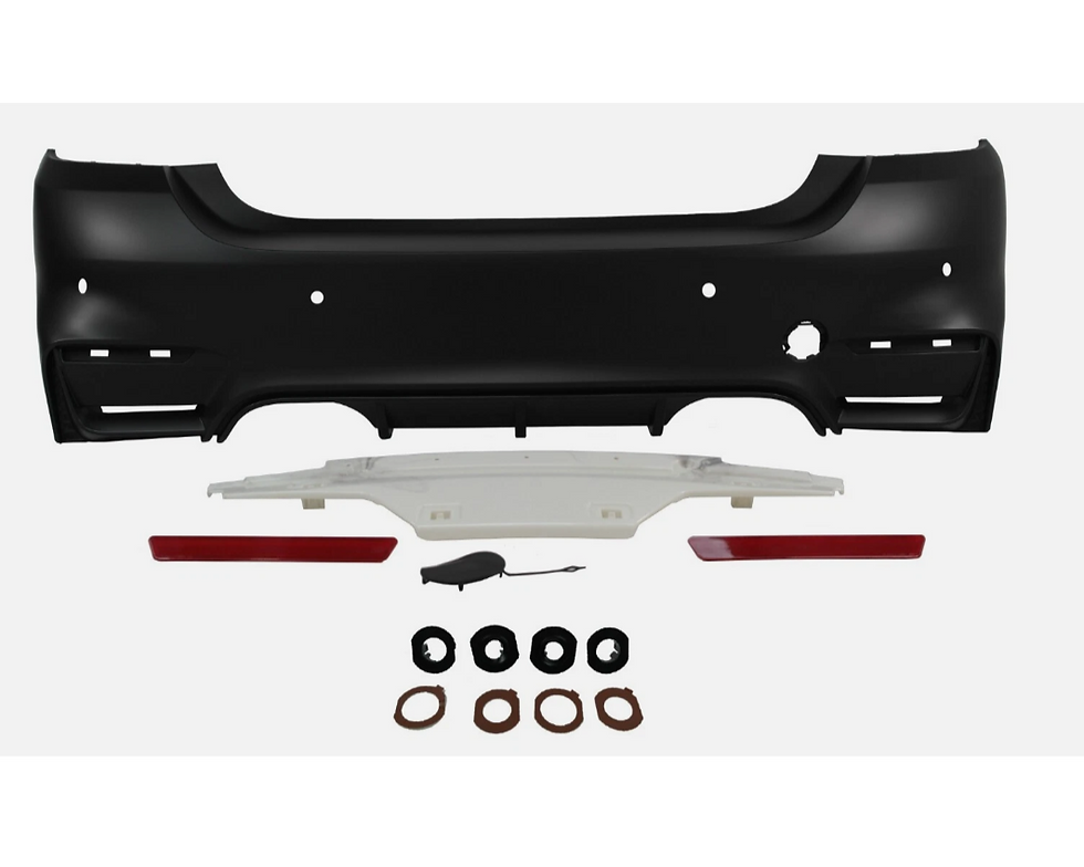 Thumbnail: 2014-2020 BMW 4 Series Rear Bumper Cover – F32/F33 M4 Style, Primed