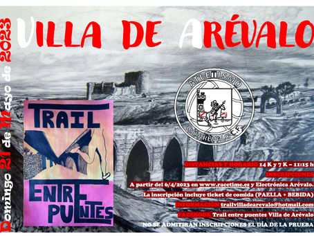 Arévalo se prepara para el II Trail entre Puentes