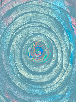 Fingerfarben malen ermöglicht Spüren, Zugang zum Unbewussten in der Mal- und Gestaltungstherapie,Kunsttherapie, Resilienz stärken