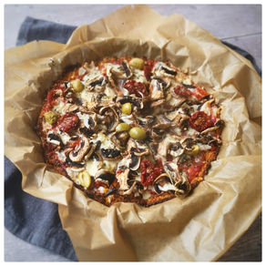 Pizza s tijestom od batata