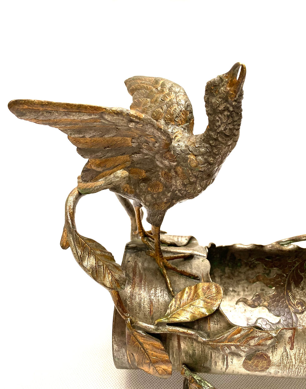Thumbnail: French 19th c. Bronze jardiniere in the manner of Ferdinand Pautrot (1832-1874)