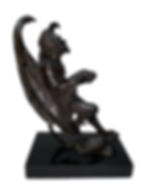 Thumbnail: French 19th Century Bronze Sculpture Of Satan In The Manner Of Feuchere