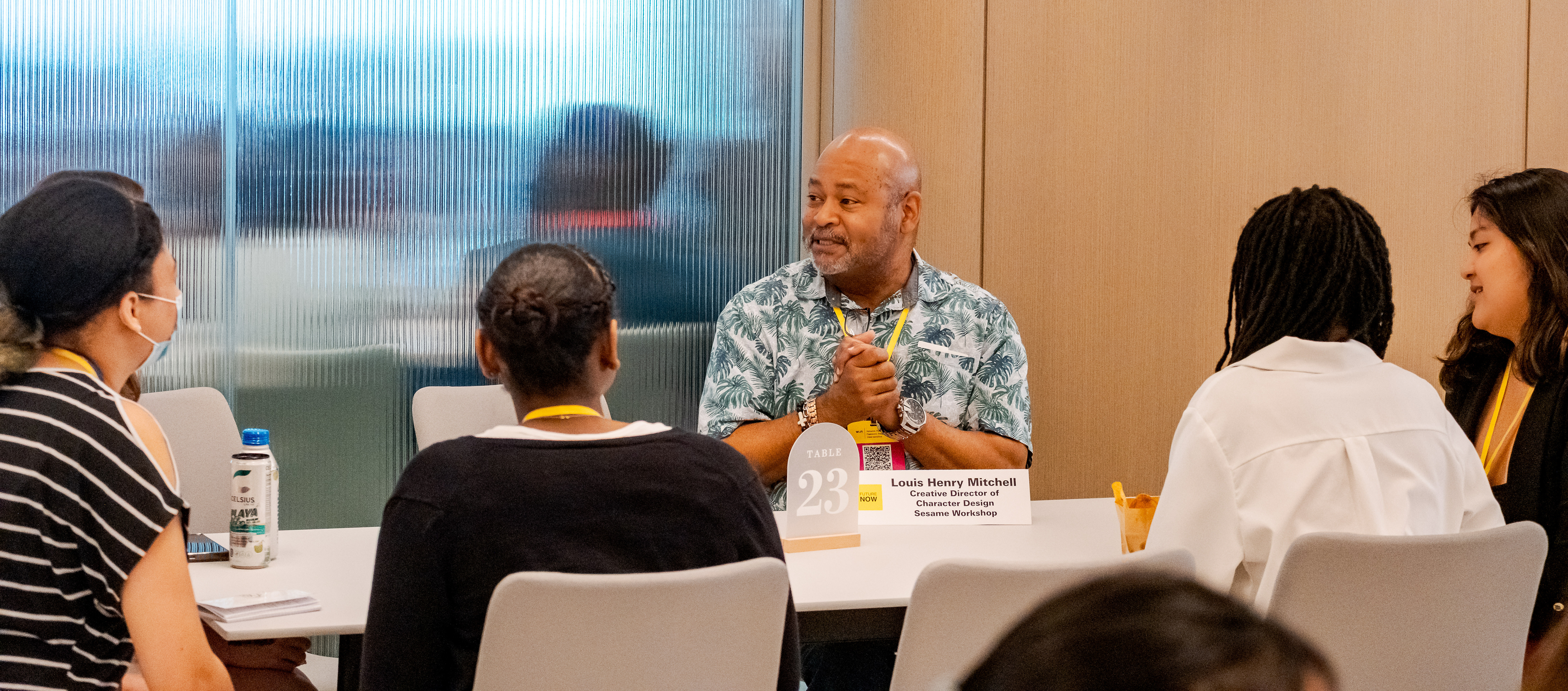 Louis Henry Mitchel mentoring students