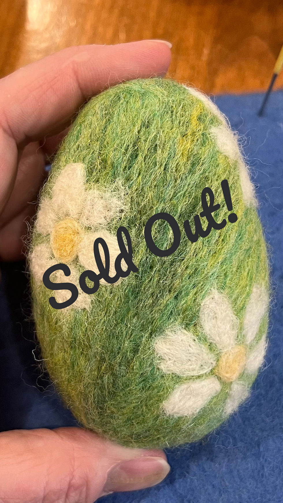 Needle felt Easter Eggs at Bowers Harbor!