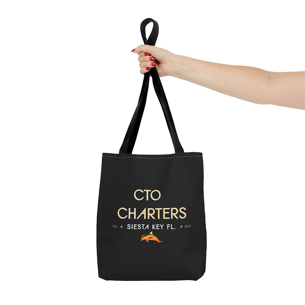 Thumbnail: CTO Charters Siesta Key FL Logo Tote Bag