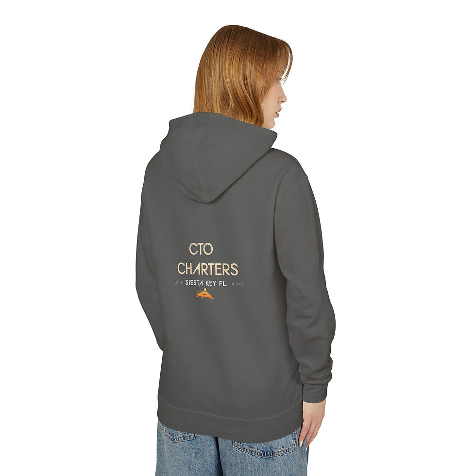 Thumbnail: CTO Charters Lightweight Hoodie — Minimal Tech Leadership Pullover