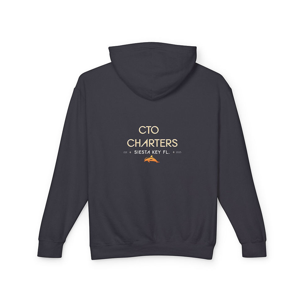 Thumbnail: CTO Charters Lightweight Hoodie — Minimal Tech Leadership Pullover
