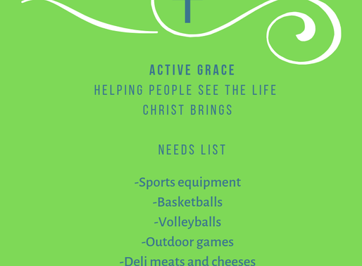 You can find our most current needs list on Facebook or on our website under "Needs List"!