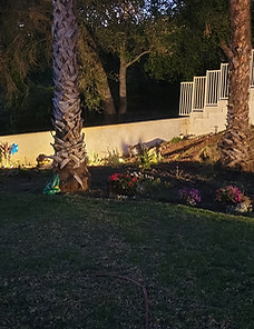 Parameter landscape lighting for when security is a concern