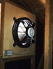 Attic Fan Installation within Rialto