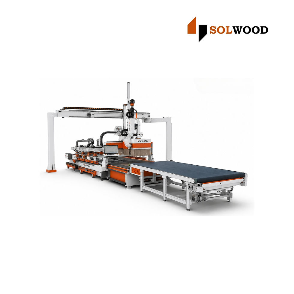 Thumbnail: CNC Nesting Line with Robotic Arm Feeding - SCN-610ZLR2 - 12 KW