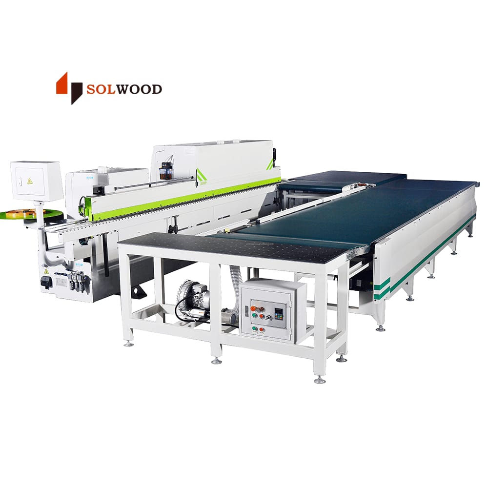 Edge banding return conveyor SRC-1224 full view with roller system