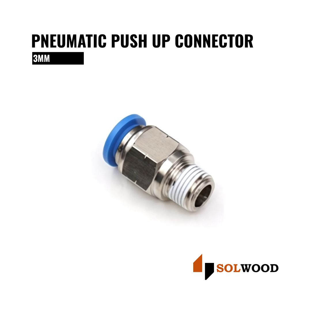 Pneumatic - Push Up Connector - 3Mm