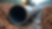 High angle view of a large diameter pipe being rehabilitated using trenchless technology