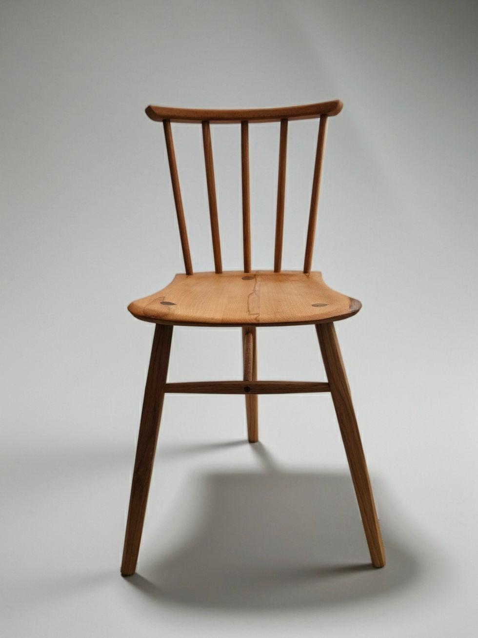 #34 Beech and oak stick chair