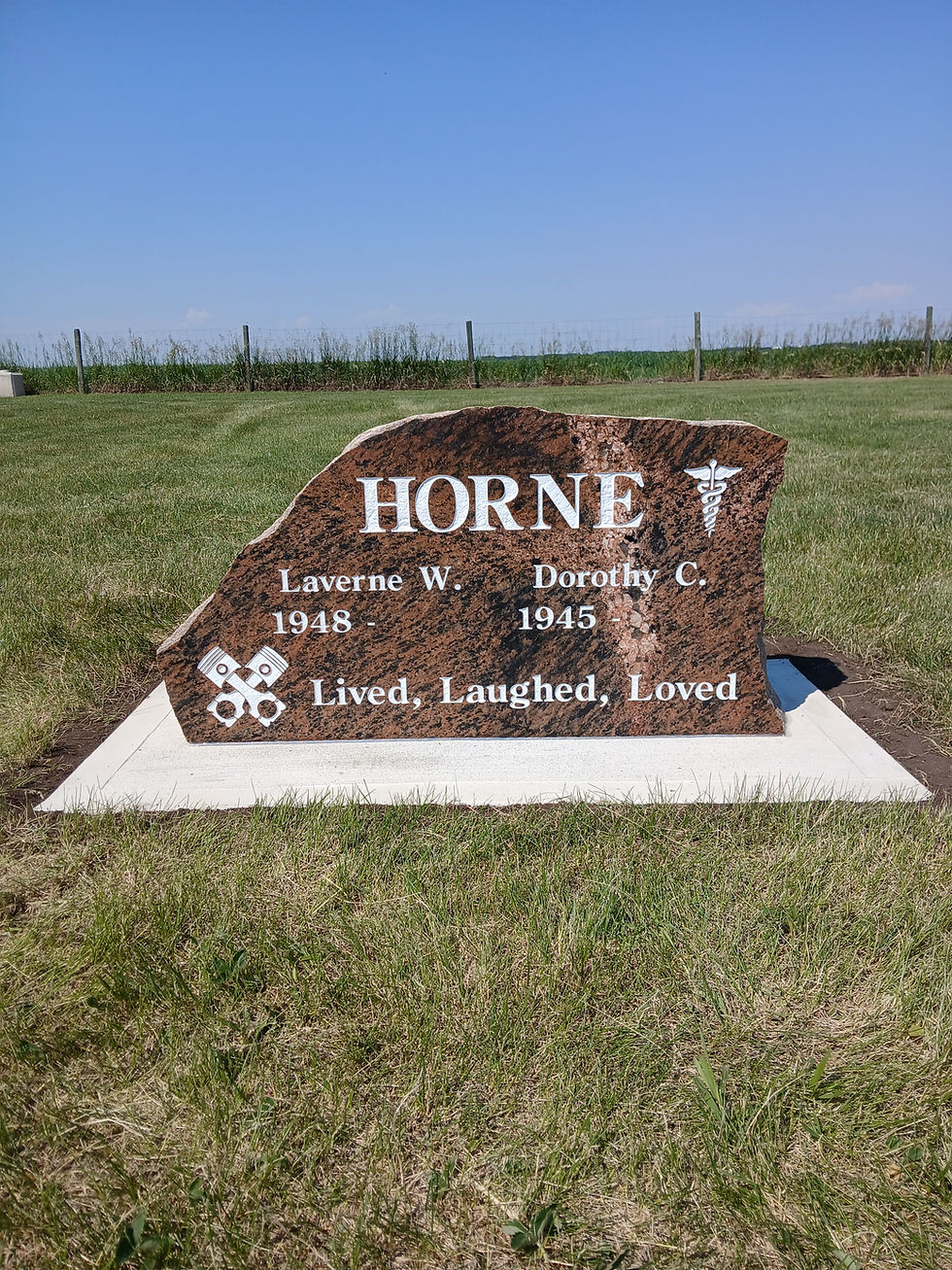 Natural Headstone Horne