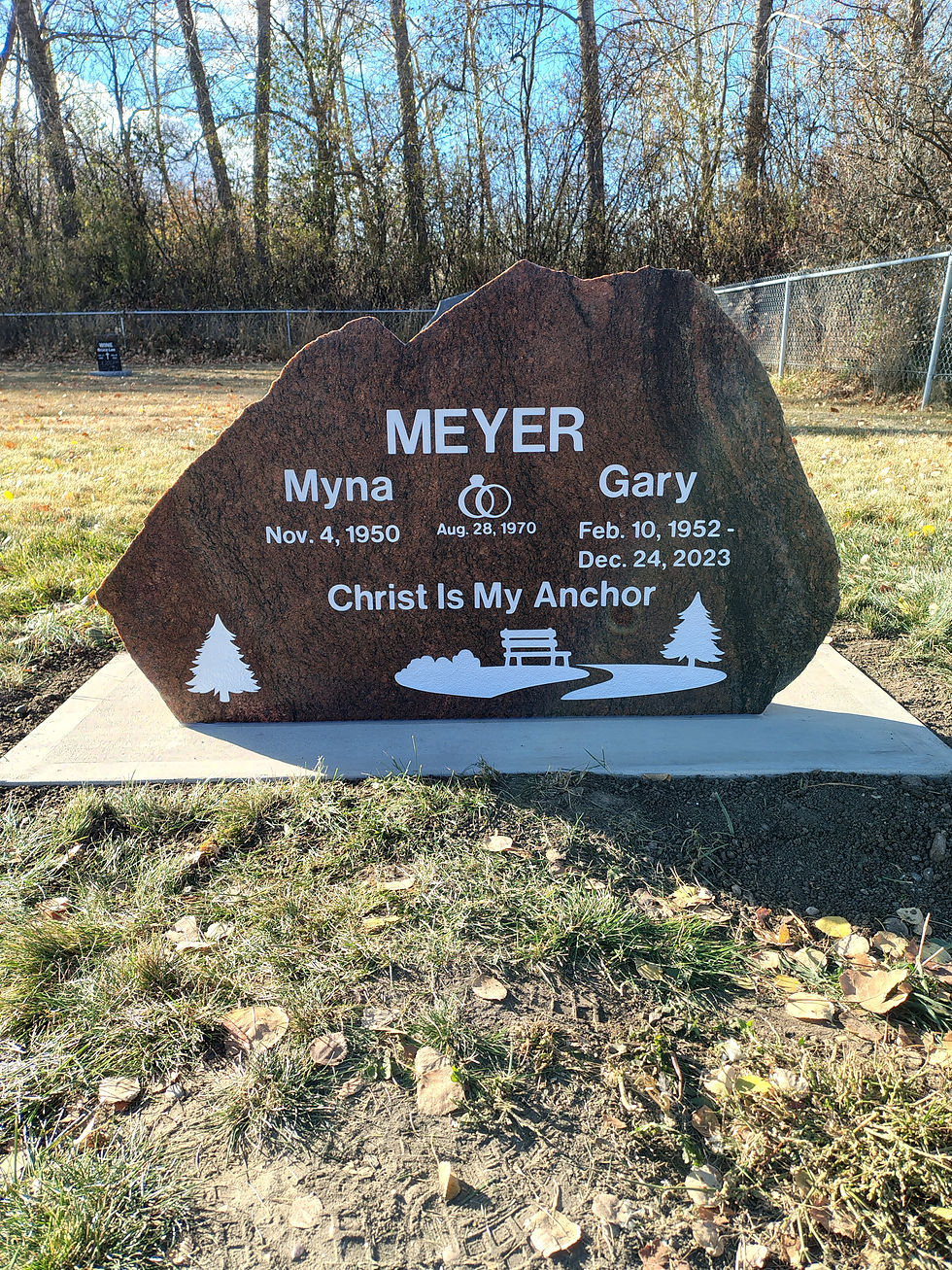 Natural Headstone Meyer