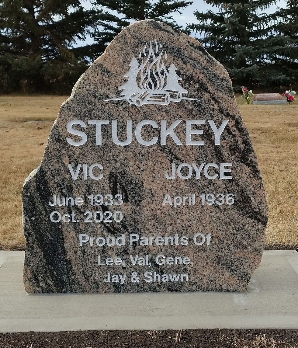 Natural Headstone Stuckey