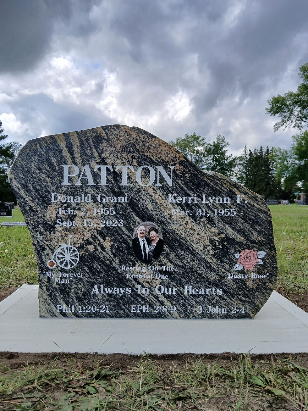 Natural Headstone Patton
