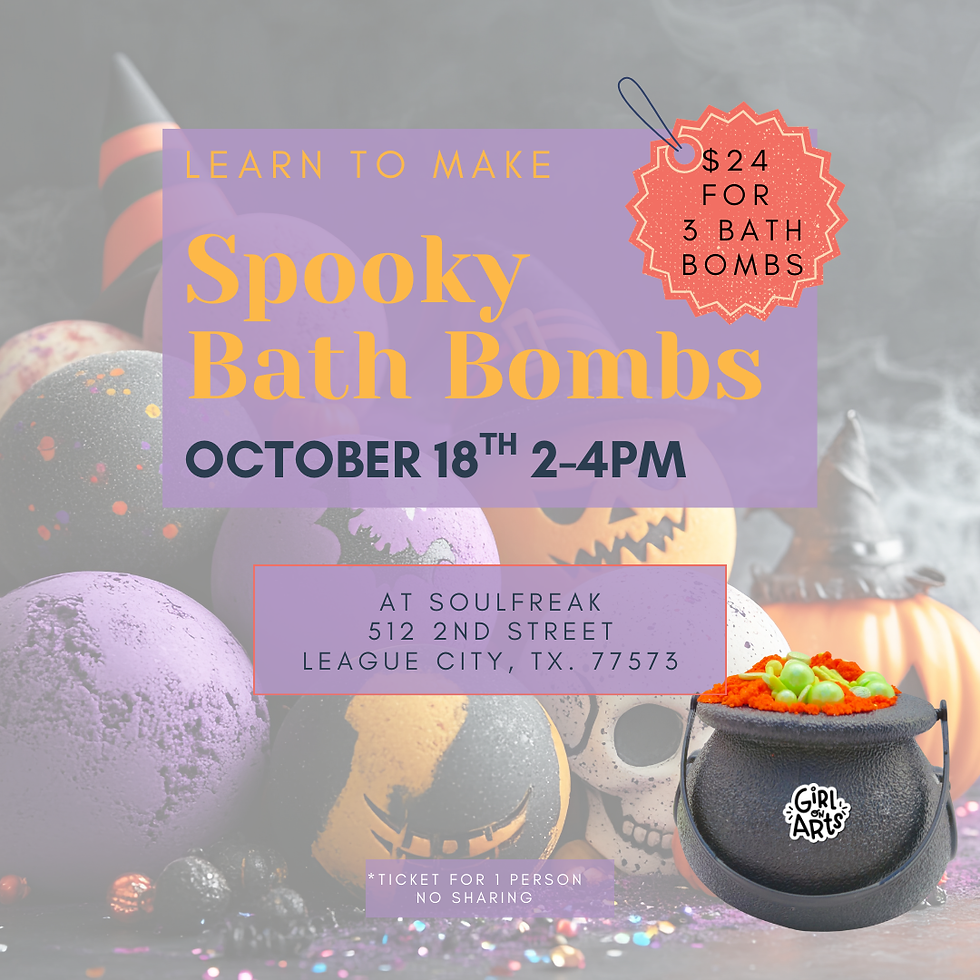 🧙‍♀️ Cauldron Bath Bomb Workshop
