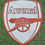 Thumbnail: ARSENAL CURENT BADGE RED/WHITE