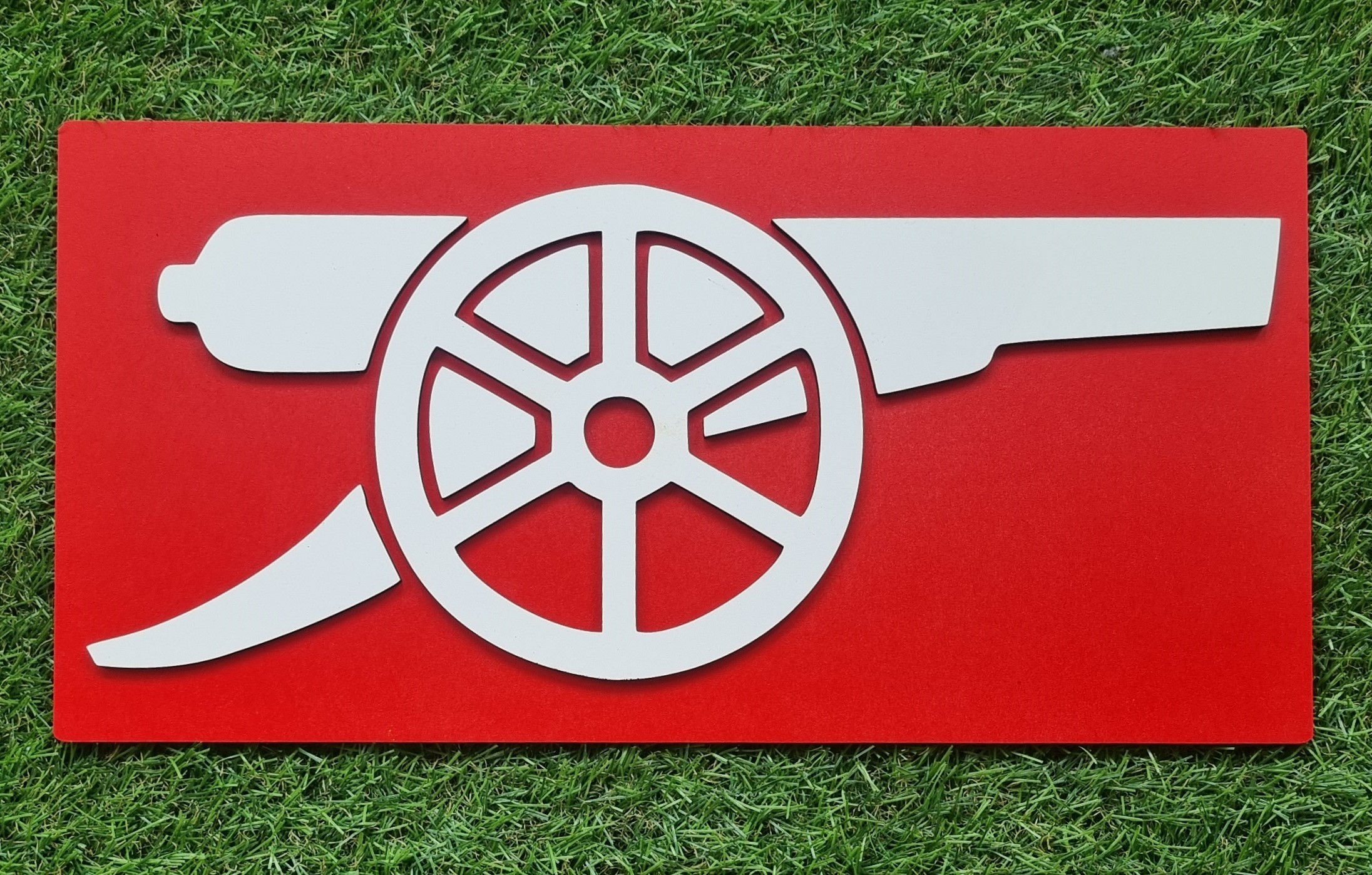 Cannon  Sign red/white