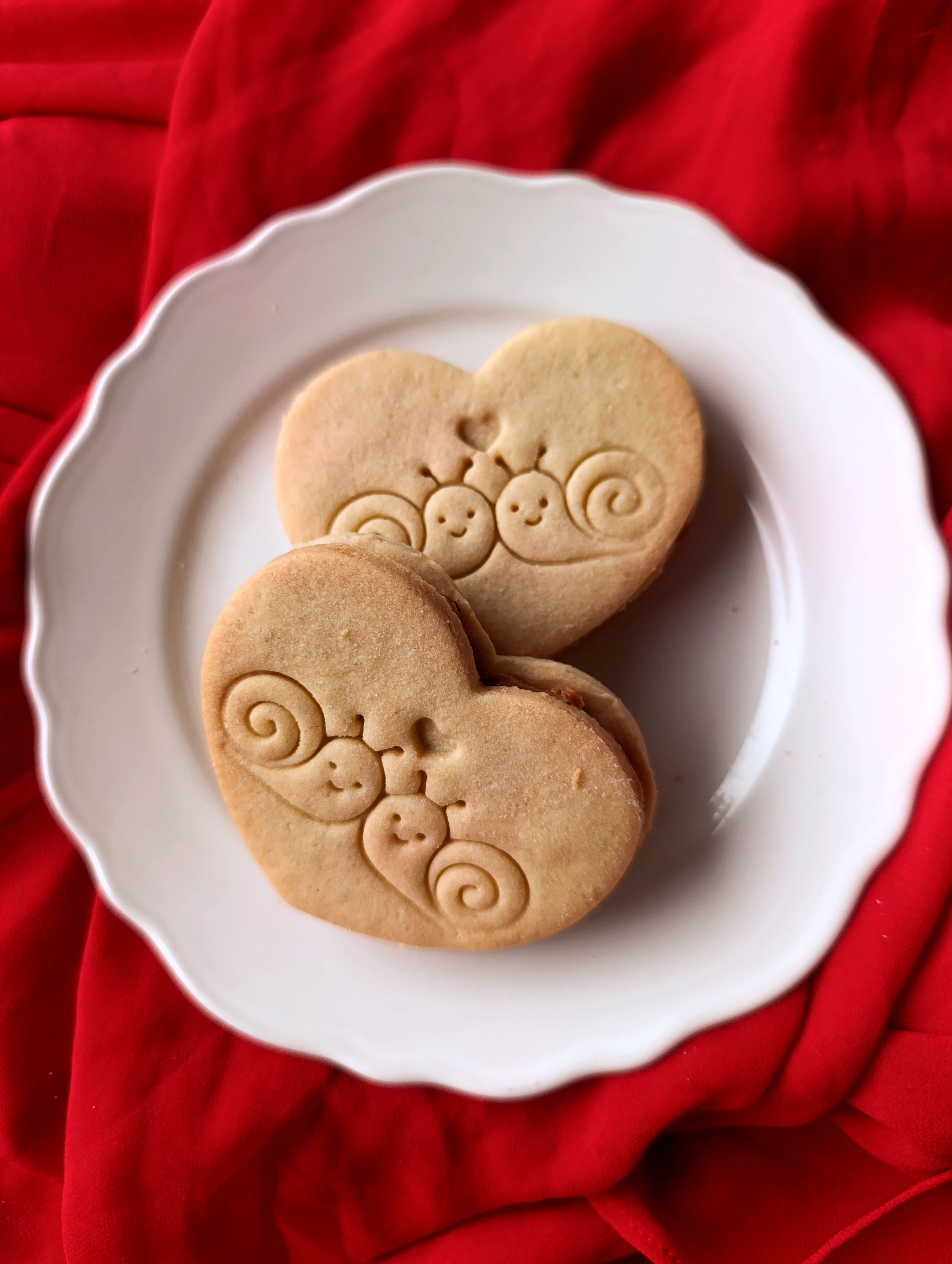 Collection amour - cœurs fourrés crème de spéculoos