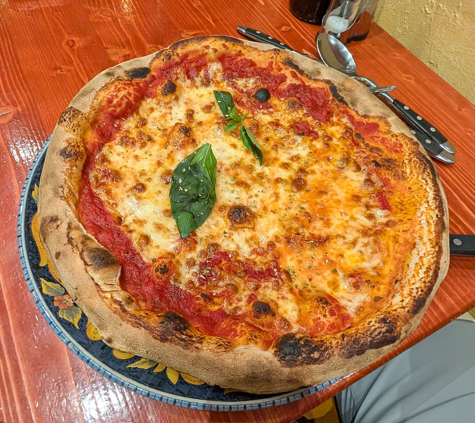 Margherita pizza -wow!