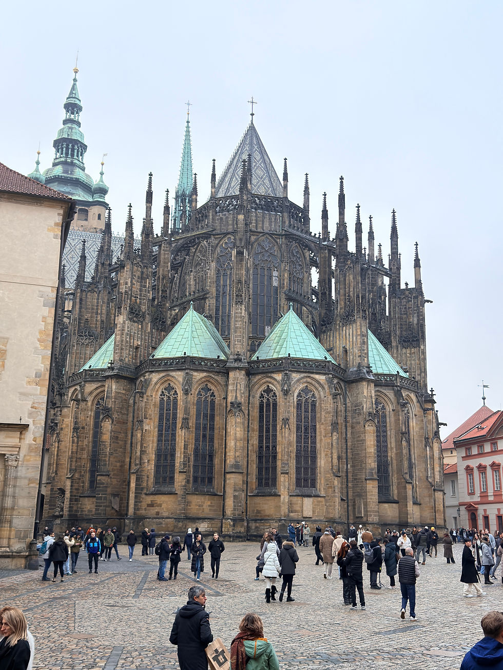 St. Vitus Cathedral within the Prague Castle complex
