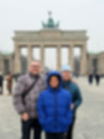 In front of the Brandenburg Gate