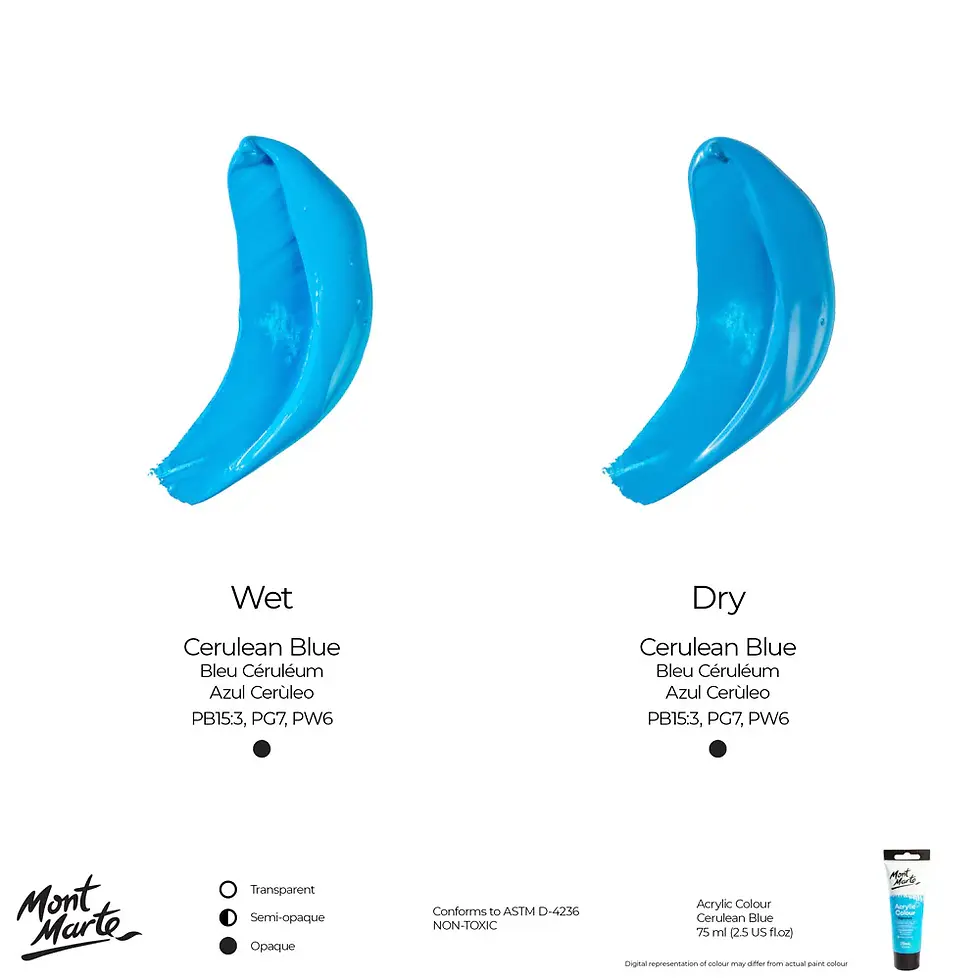 Thumbnail: Cerulean Blue 75ml Acrylic