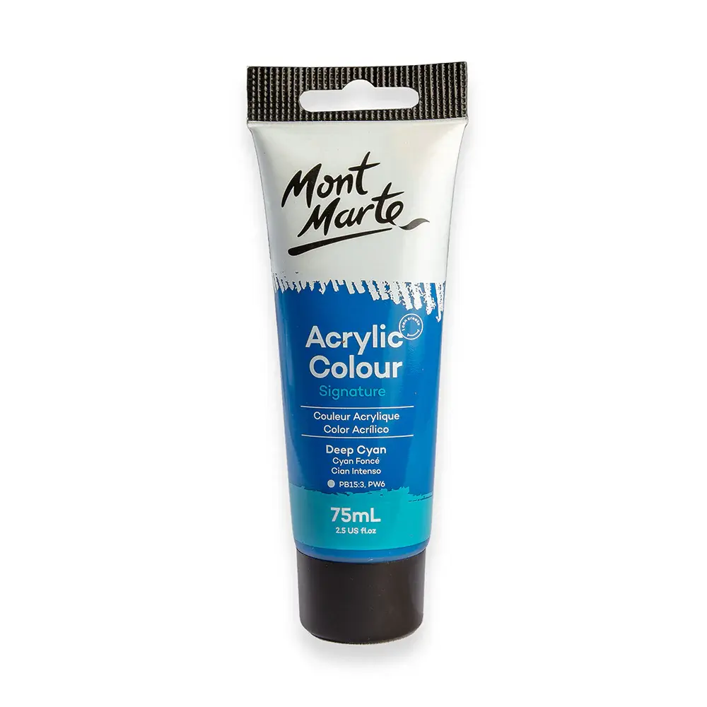 MM Acrylic Colour Paint 75ml - Deep Cyan