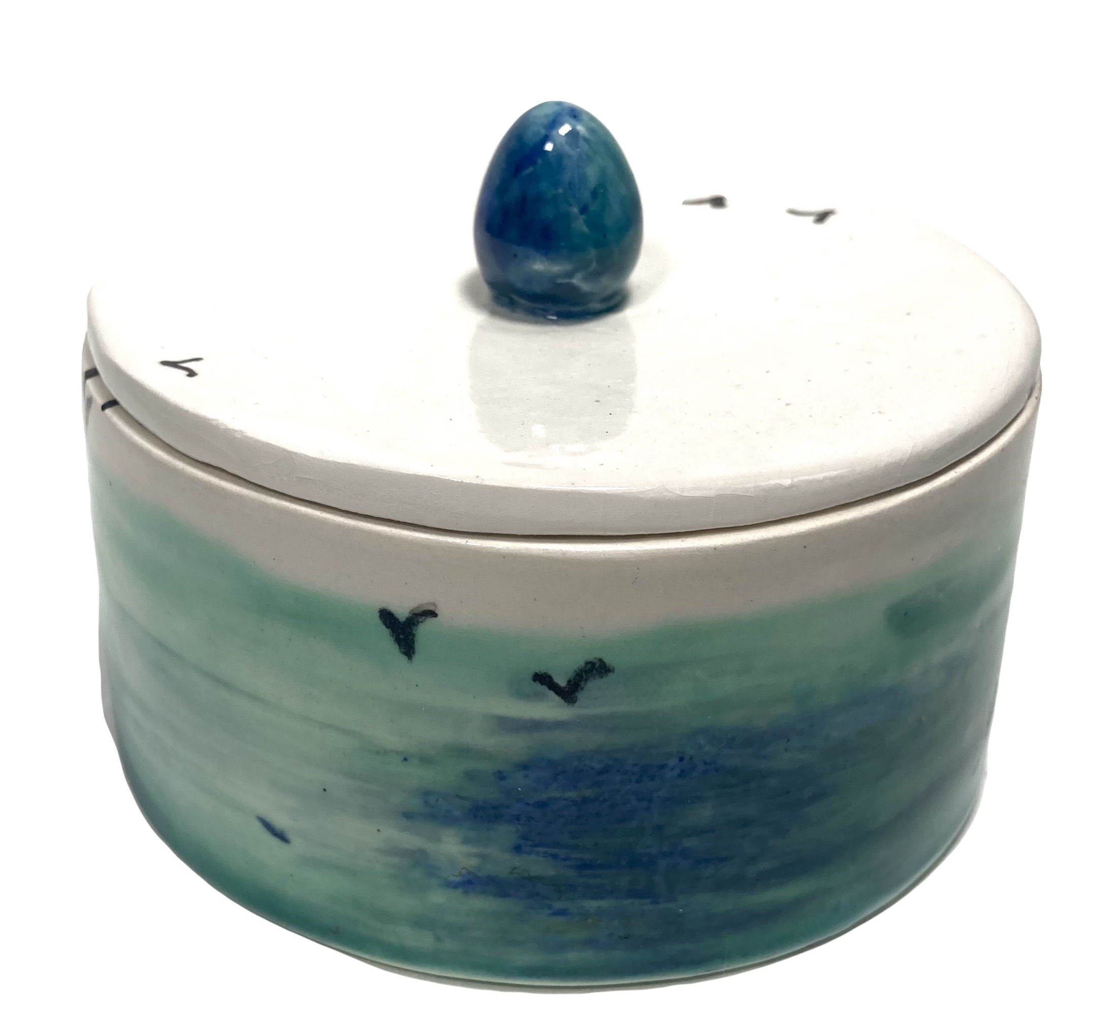 Seabreeze Lidded Bowl