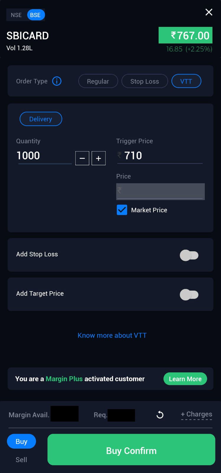 How to Place VTT Order on 5Paisa?