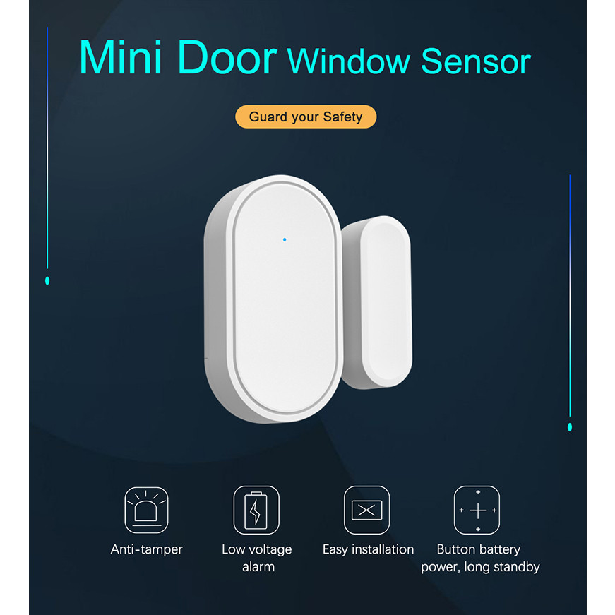 Hình thu nhỏ: Cảm biến cửa không dây – Phụ kiện dùng cho bộ báo động thông minh Tuya Smart lif