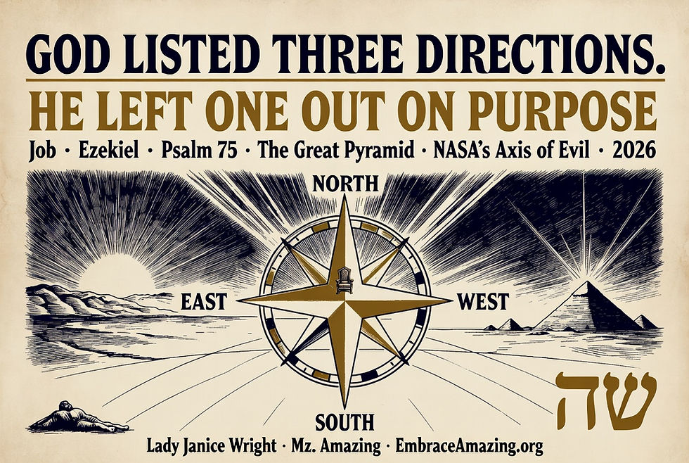 The Axis of Evil, Chashmal, and Psalm 75: What Job, Ezekiel, Egypt, and NASA Are All Pointing At