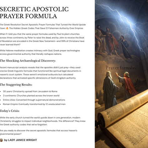 Secretic Apostolic Prayer Formula