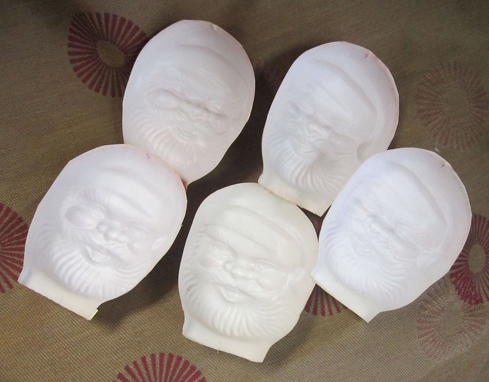 Thumbnail: Fashioned Plastic Santa Claus Doll Fac