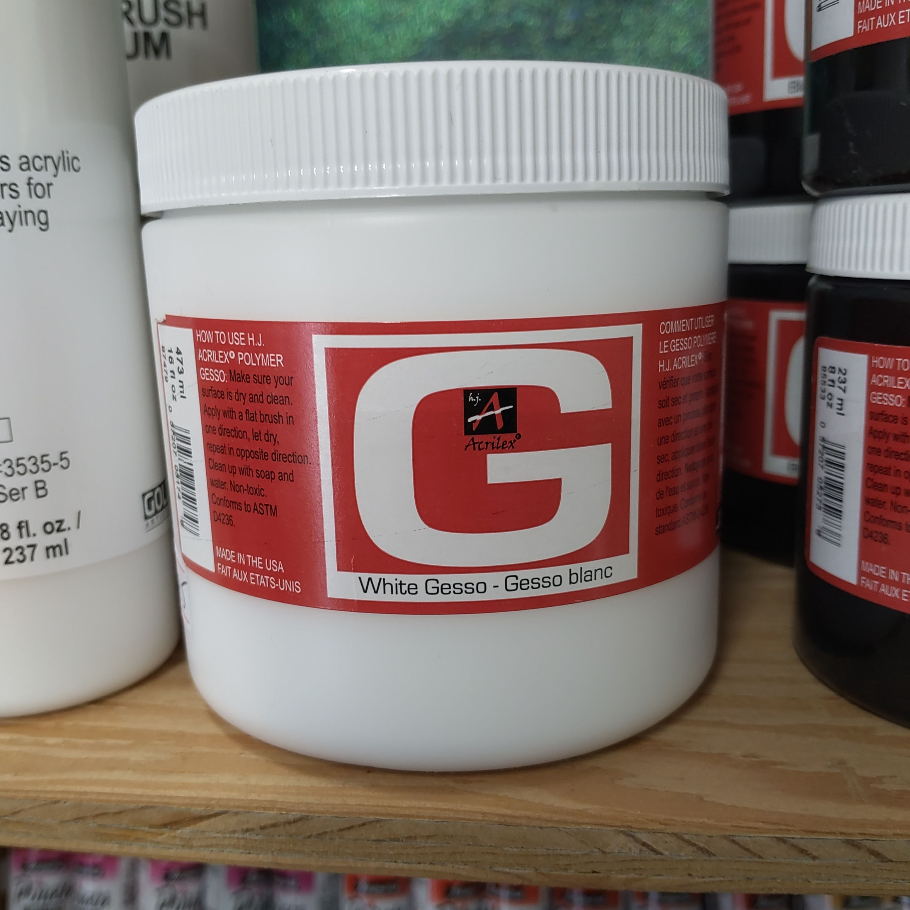 Acrilex White Gesso 473ml
