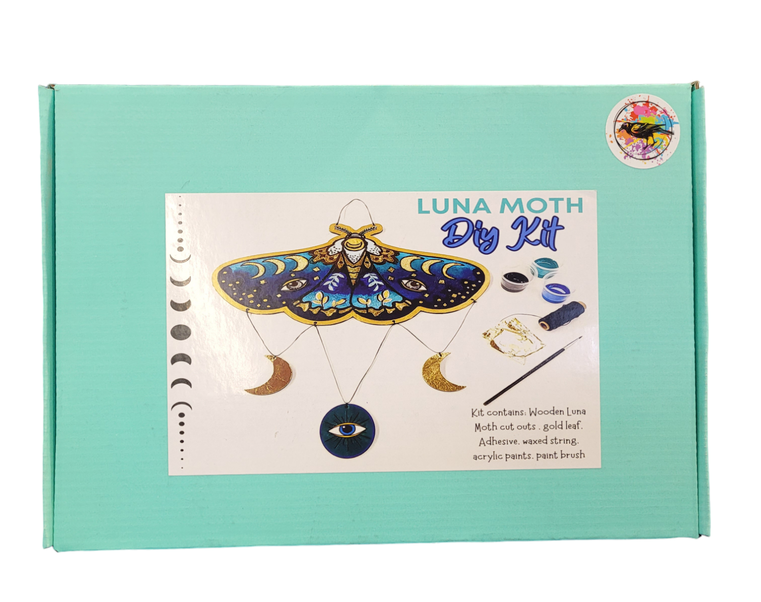 Luna Moth DIY wall hanging kit