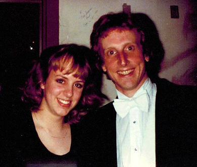 Old photo of Jill Boehme and Hugh Wolff