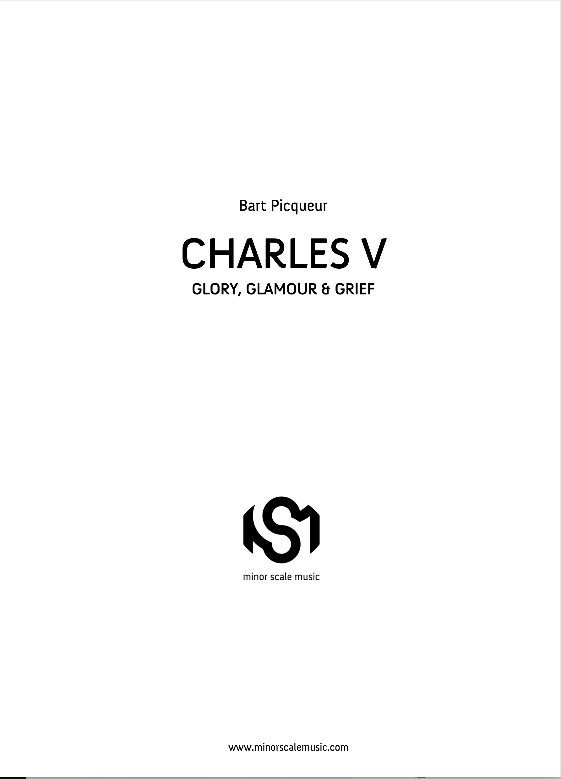 charles v bart Picqueur title page