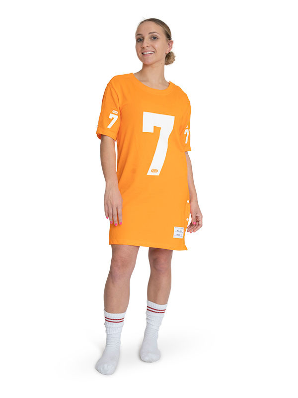 #7 SPORTS JERSEY SIDE SNAP HOSPITAL GOWN